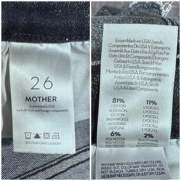 Mother Pixie Dazzler Ankle Fray Jeans in Train Stops [3503] - Picture 10 of 11